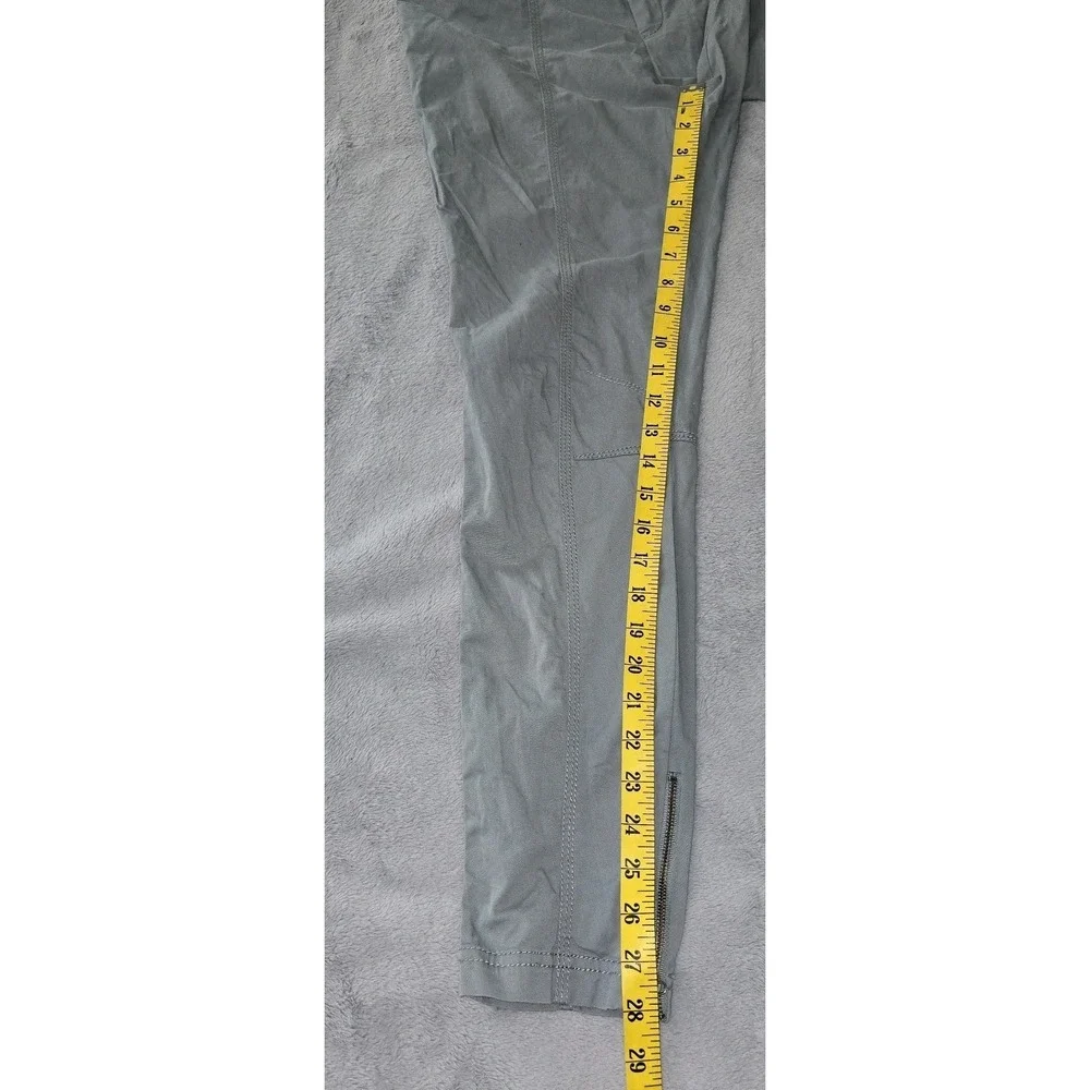 ATM Anthony Thomas Melillo Pants Women Size 8‎ Gray Chino Cargo Stretch